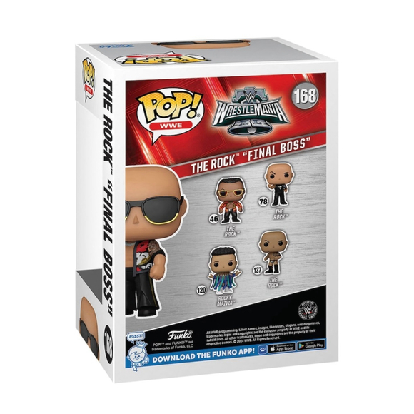 Funko The Rock WrestleMania 40 Fanatics Exclusive Pop! Vinyl Figure - Picture 3 of 3